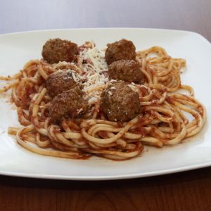 Beef Meatball Pasta