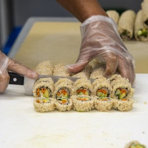 VEGGIE ROLL WITH WILD RICE