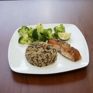 Wild Rice With Salmon